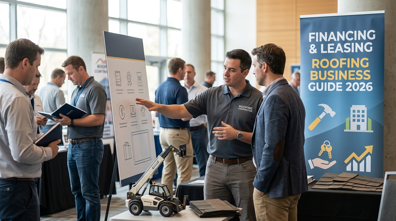 Illustration: Equipment Financing vs. Leasing: The 2026 Guide for Roofing Contractors